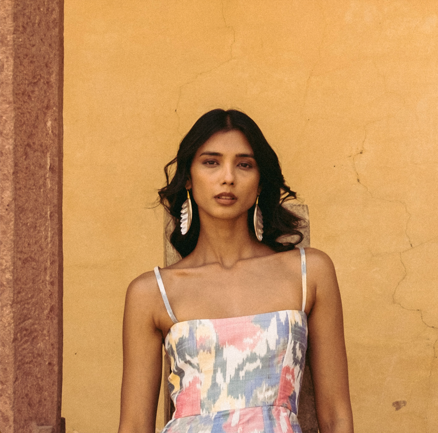 Trade Wind Earrings with Diamond