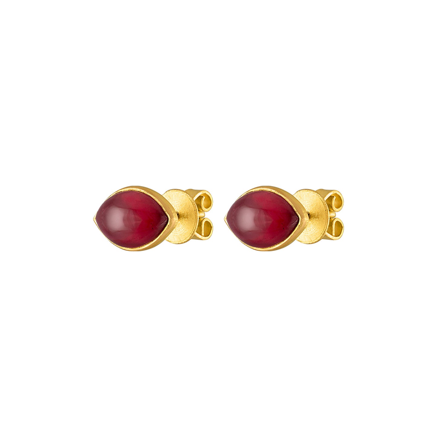 Seed Studs in Garnet