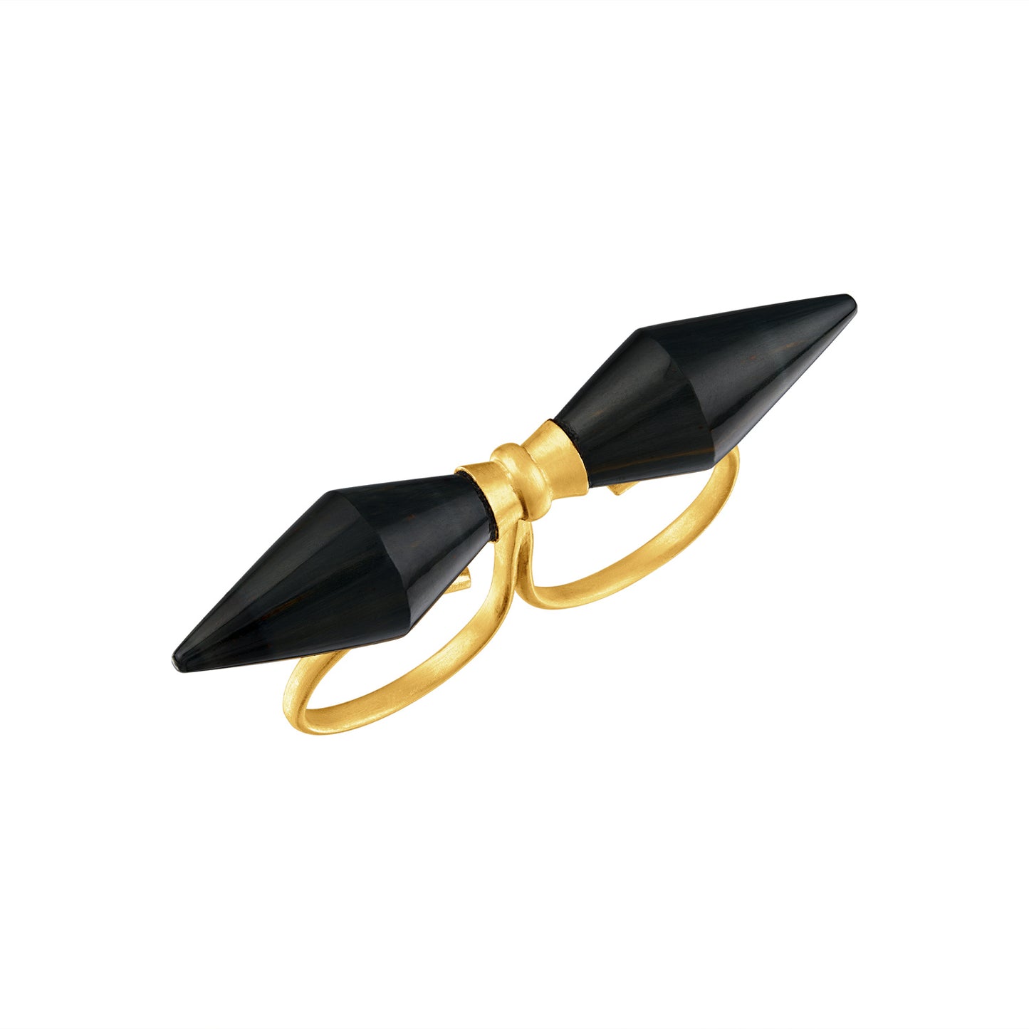 Seed Vessel Ring in Blue Tiger's Eye