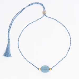 Chota Cord Necklace in Aquamarine