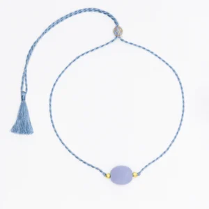 Chota Cord Necklace in Chalcedony - Single Color