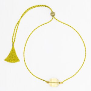 Chota Cord Necklace in Lemon Quartz